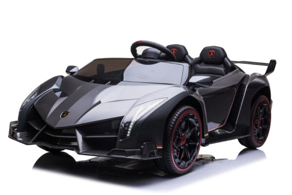 Lamborghini Veneno, 2-persoons elektrische kinderauto met 4 motoren en meer.