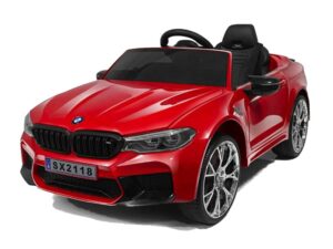 BMW M5, Leder zitje, Rubberen banden, Kinder Accu Auto!