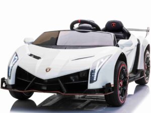 Lamborghini Veneno, 2-persoons elektrische kinderauto met 4 motoren en meer.