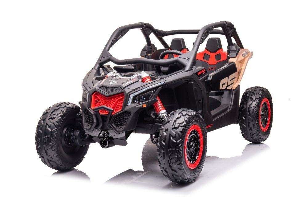 CAN-AM Maverick 2-persoons Buggy, 24v 14Ah, leder zitje, rubberen banden