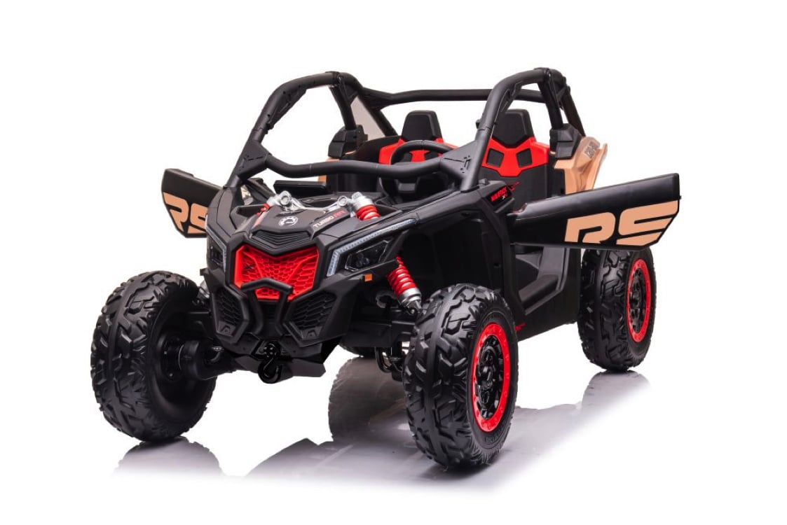 CAN-AM Maverick 2-persoons Buggy, 24v 14Ah, leder zitje, rubberen banden - Afbeelding 2