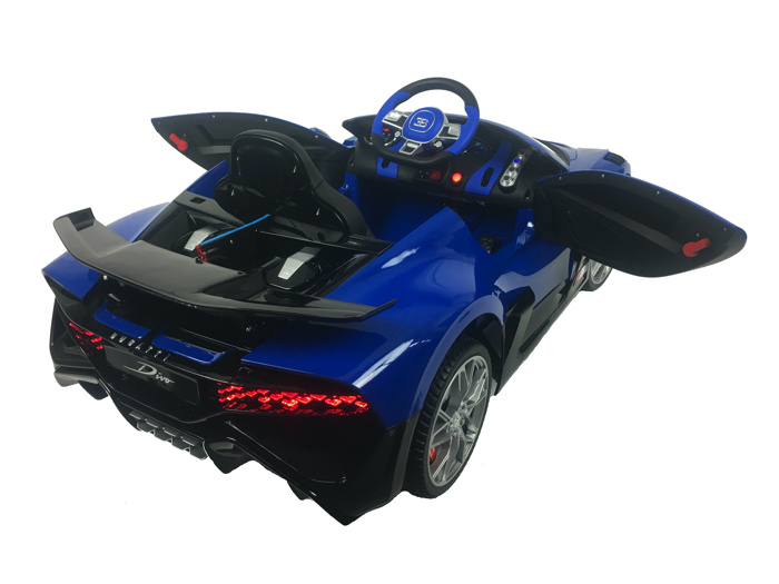 Elektrische kinderauto, 12V, 2 motoren, met 2,4 GHz afstandsbediening, 4 zwevende wielen, roze