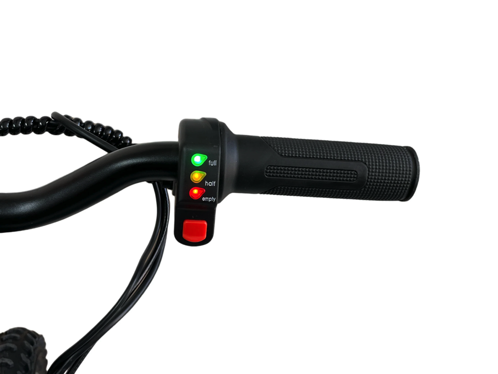 24 volt elektrische balance bike met 16 inch wielen, elektrische motor - groen - Afbeelding 5