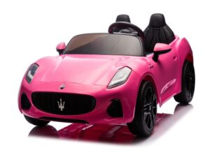 Maserati GranTurismo Folgore 2-zitter, 12 volt kinderauto  met rubberen banden en meer!