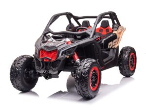 Can-Am Maverick 2-Persoons Buggy, 24V 14Ah, Leder Zitje, Rubberen Banden