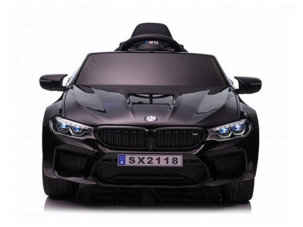 Bmw M5,Lithium, Leder Zitje, Rubberen Banden, Kinder Accu Auto! - Afbeelding 2