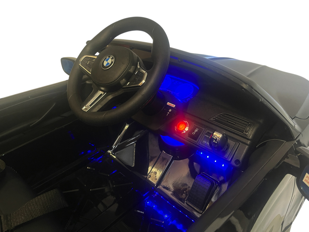 Bmw M5,Lithium, Leder Zitje, Rubberen Banden, Kinder Accu Auto! - Afbeelding 11